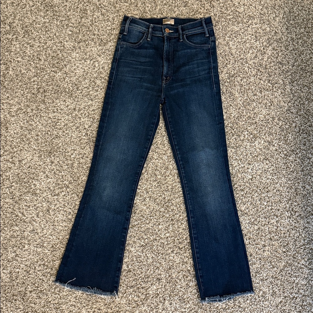 MOTHER Ankle Fray Denim - Home Movies